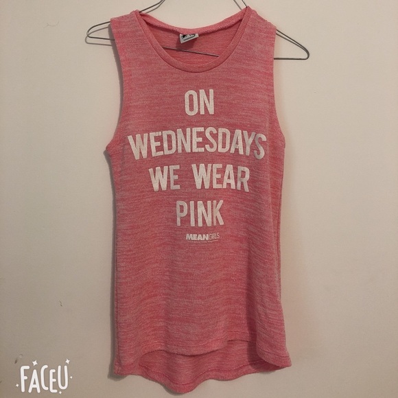 paramount Tops - Tank Top On wednesdays we were pink